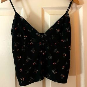 Cropped Floral Top